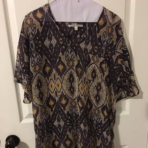 Purple and Gold Dress